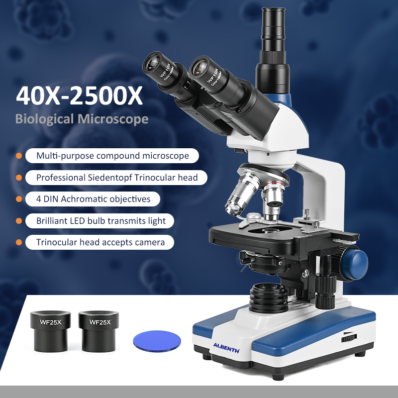 40X-2500X Professional Biologi - огляд і ціна Microscope Compound 40X