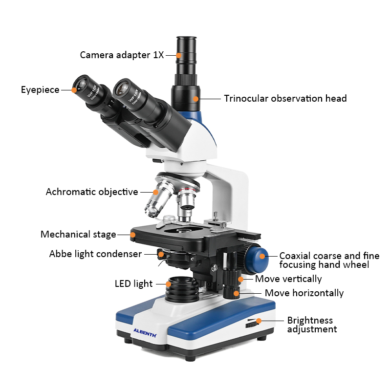 40X-2500X Professional Biologi - огляд і ціна Microscope Compound 40X