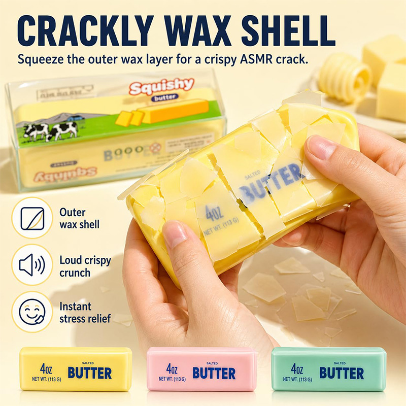 Crispy Wax Butter Squishy Pink - огляд і ціна Crystal Growing Kit