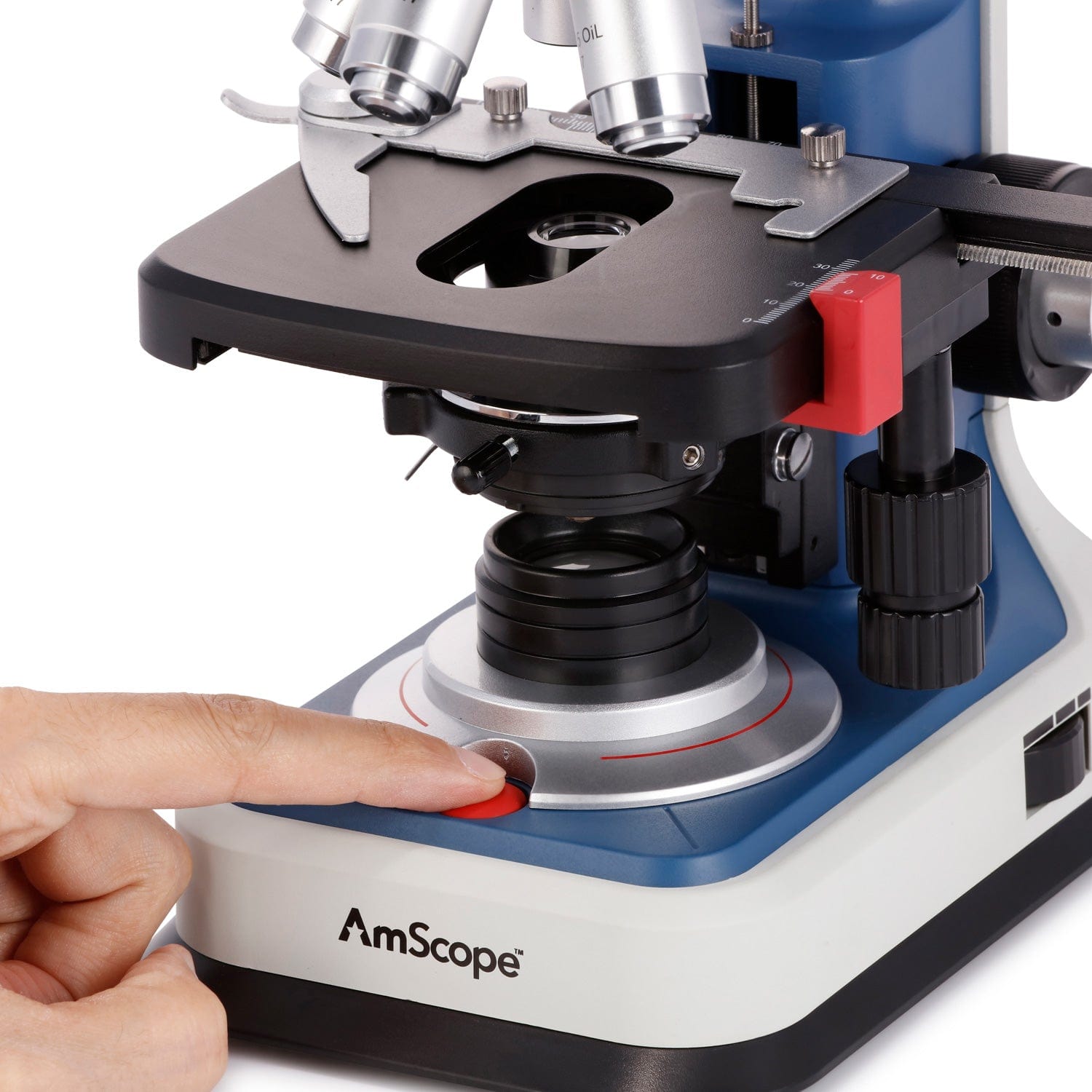 AmScope  40X-2500X Magnificati - огляд і ціна Microscope Compound 40X