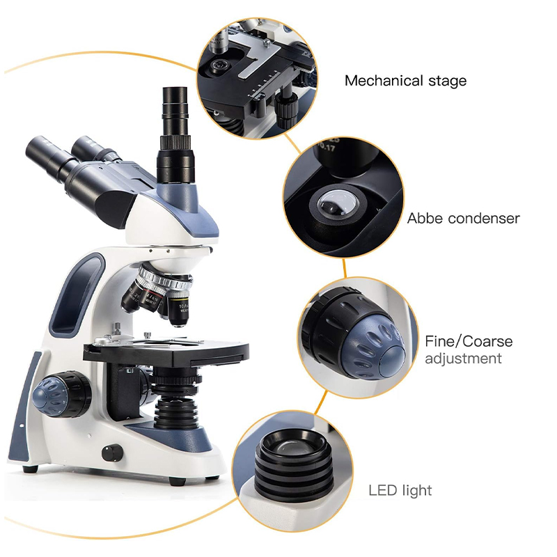 SWIFT SW380T Compound Trinocul - огляд і ціна Microscope Compound 40X