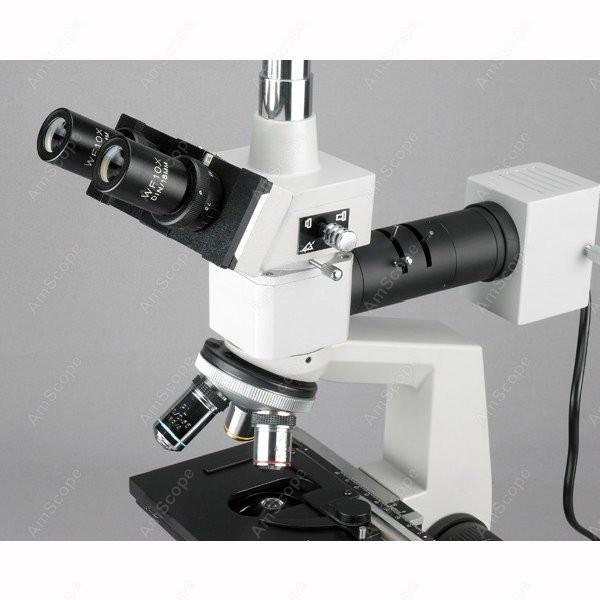 AmScope Metallurgical Trinocul - огляд і ціна Microscope Compound 40X