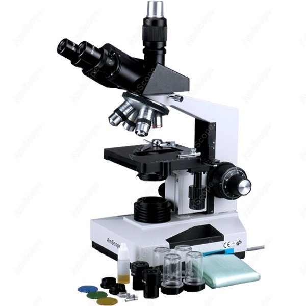 AmScope T490 Series Simul-Foca - огляд і ціна Microscope Compound 40X