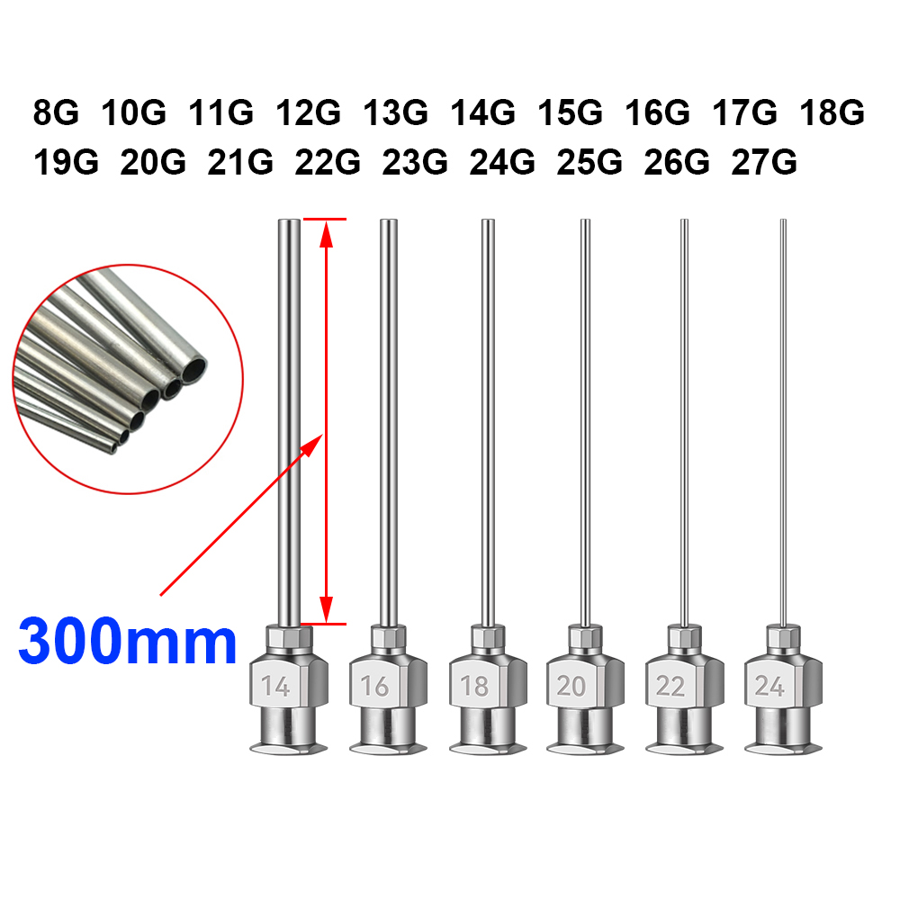 12pcs SUS304 300mm Long Blunt  - огляд і ціна Hobby Science Lab